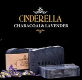 صابون زغال فعال و اسطوخودوس سیندرلاحجم100گرم