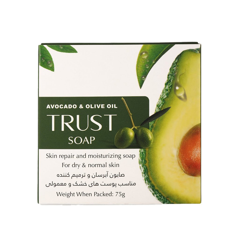 صابون آووکادو و زیتون تراست75گرم