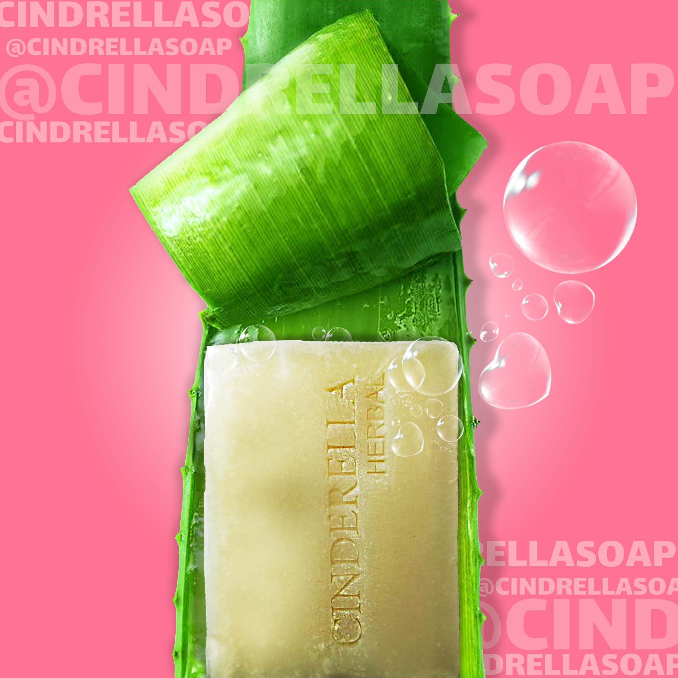 Cinderella Aloevera soap 100gr