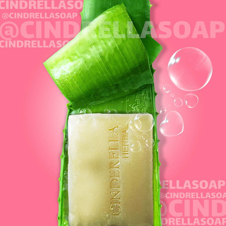 Cinderella Aloevera soap 100gr