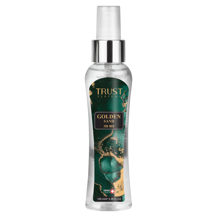 بادی میست مردانه تراست مدل golden sand حجم ۱۰۰میل