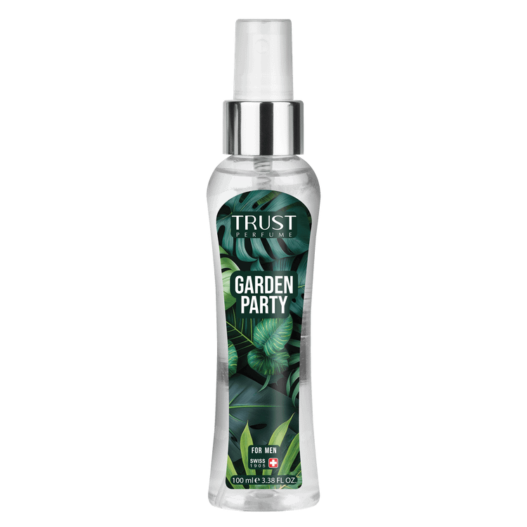 بادی میست مردانه تراست مدل garden party حجم ۱۰۰میل